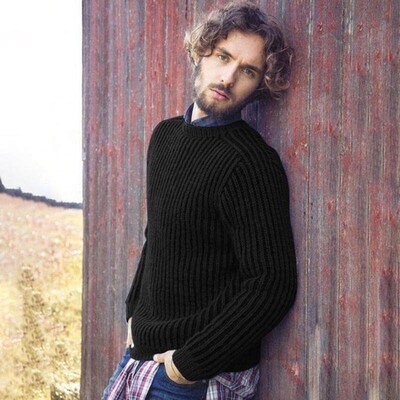 Sweater mens top knitted sweater mens clothing