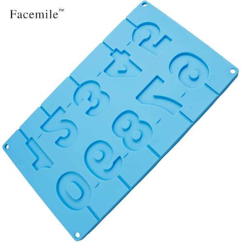 Alphanumeric silicone cookie mold fondant cake decoration lo