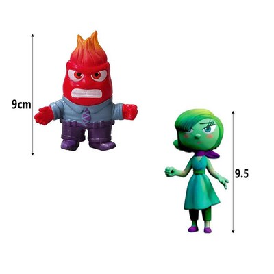 6pcs/set  Inside Out Kids Toy Figure Sadness Joy Anger Actio