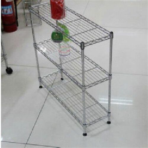 Kitchen Shelving Three layer stainless Steel color Microwave