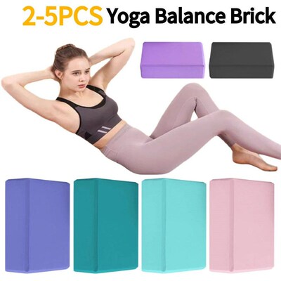2-5PCS EVA Yoga Block Gym Training Blocks Moisture-Proof Hig