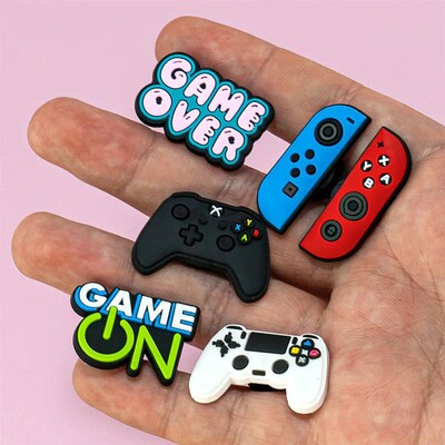 1-13pc Shoe Charm Game Conole Gamepad Shoe Decoration Pin fo