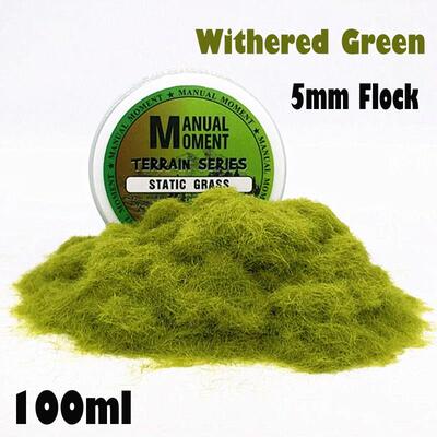 Miniature Scene Model Materia Withered Green Turf Flock Lawn