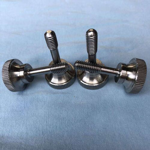 Stainless steel high-end knurled hand screw slingshot screw