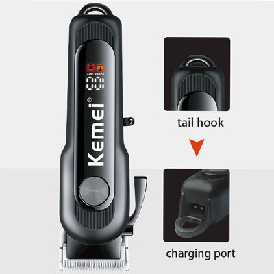 electric professional hair clipper for men rechargeable bear