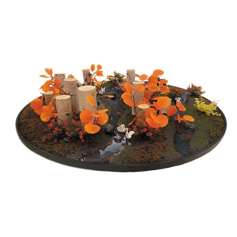 酒店餐桌大圆桌装饰摆件创意餐桌花摆花装饰品高端包厢造景微景观,家居饰品,仿真花/假花,淘宝优惠券,粉丝福利购,淘宝优惠卷