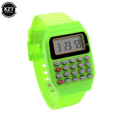 Childrens Electronic Calculator Silicone Date-functio跨境专
