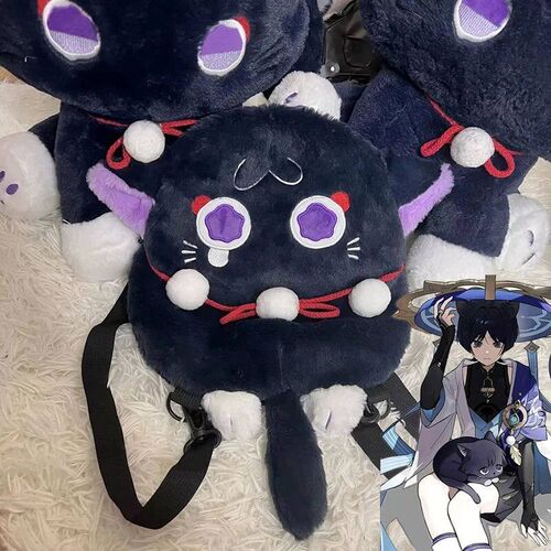 Game Genshin Impact Scaramouche Wanderer Cosplay Cat Cute