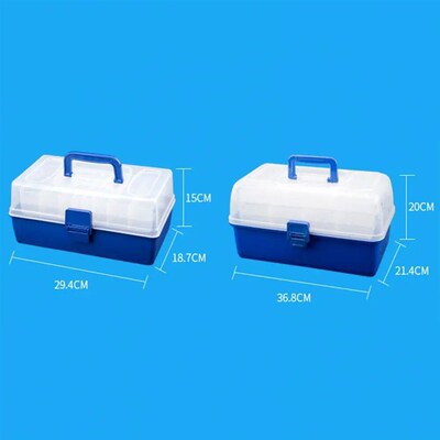 3/4 Layers Portable Storage Box Protective Case Lure Bait Fi