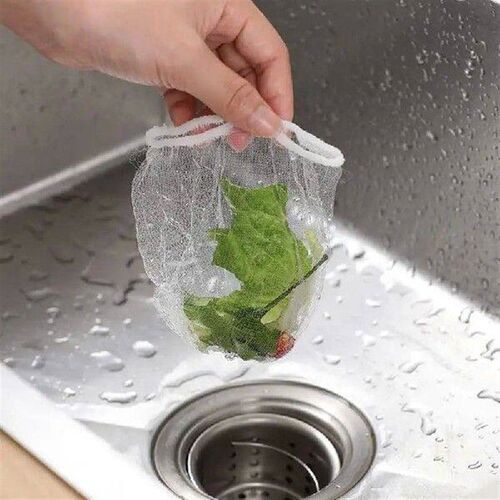 100Pcs Disposable Kitchen Sink Strainer Bags Sewer Drain