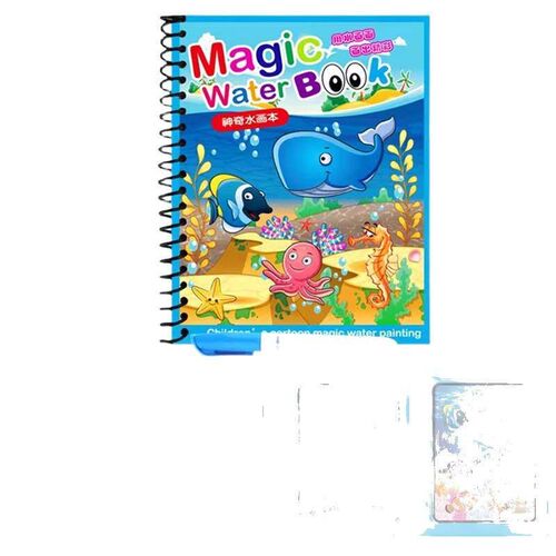 Childrens Magic Water Drawing Book - Educational Toy for Pa