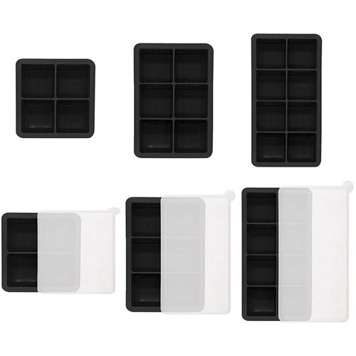 4/6/8/15 Grids Ice Tray Mold Ice Maker Food Grade Silicone
