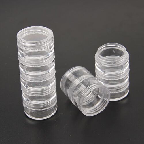1 Set 30*77mm Transparent Empty Plastic Storage Boxes Nail A