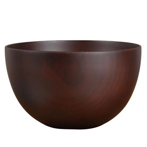 Natural Wood Round Bowl Handmade Craft Tableware Fruit Rice