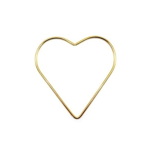 Love Heart Metal Craft Hoops Dream Catcher Rings 适用于 Drea