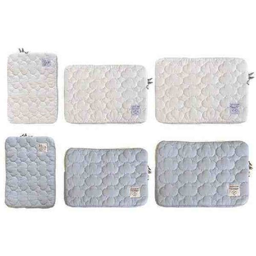 Laptop Carrying Case for Women Quilted Laptop Case Cloud