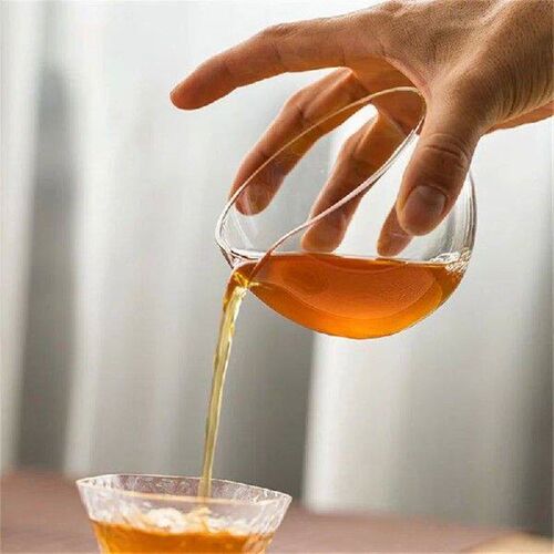 Japanese Style 200ml Simple Circular Glass Fair Cup Heat