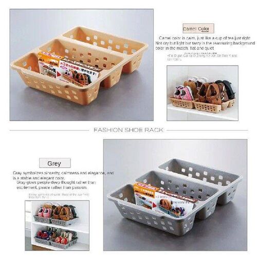 Foldable Storage Plastic Combined Shoe Cabinet High
