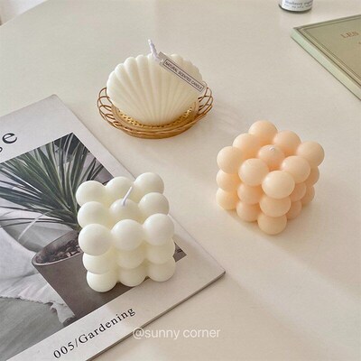 From soy wax candles, rubiks cube corner ins wind birthday