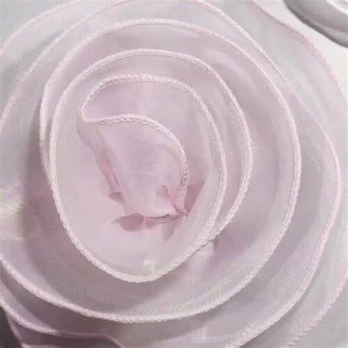 Organza Multi-Layer Floral Brooch Handmade Rose Flower