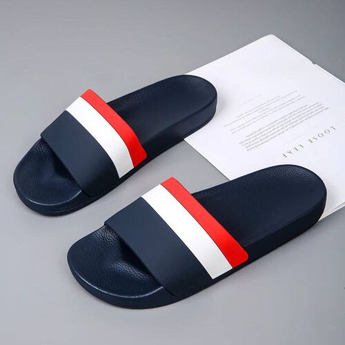 Summer Men Slippers Striped Design Slides Garden Men