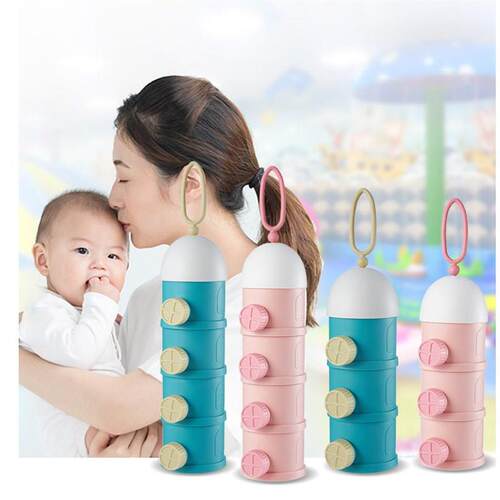 Milk Powder Box Side Opening Large Capacity Baby Food Cartoo