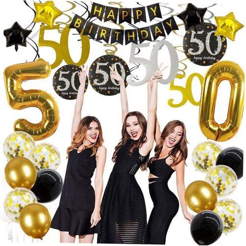 30th 40th 50th 60th birthday decorations Number Balloons