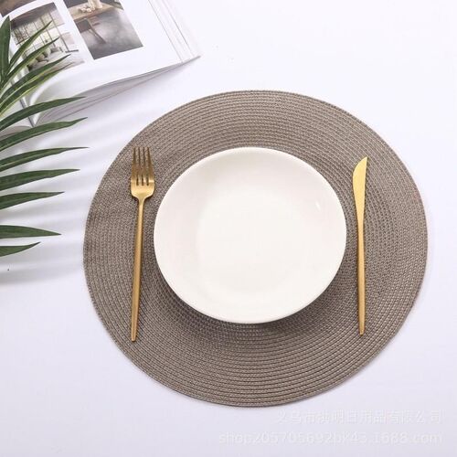 PP Environmentally Friendly Round Placemat Western Placemat