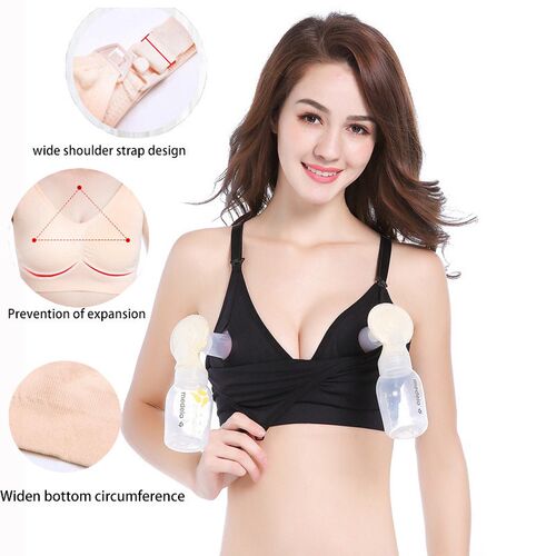 Hand Free Pumping Nursing Bra Breastfeeding Maternity Bras W