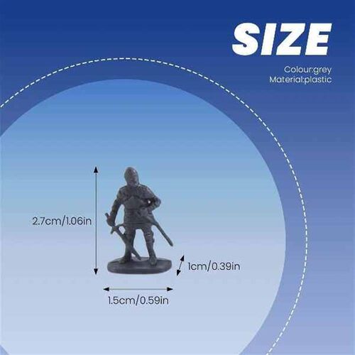 Y02A1:72 200/Set Plastic Ancient Soldier Figures Toy