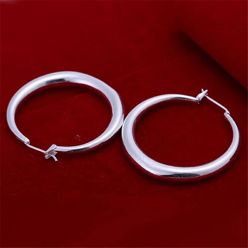factory price E20 wholesale circle hook silver color earring