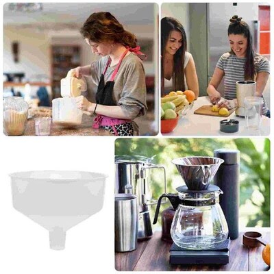 Funnel Water Pitcher Filter Liquid Can Portable Plastic
