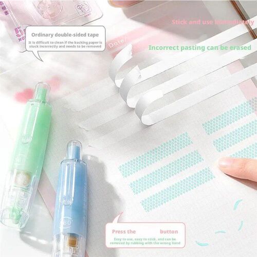 5m*6mm Cute Dots Glue Tape DIY Scrapbooking Collage Photo Al