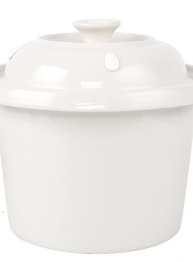 益美3.5L4.5L6L粥汤煲白瓷内胆YM-Z635EW645EW660EW电炖锅配件盖