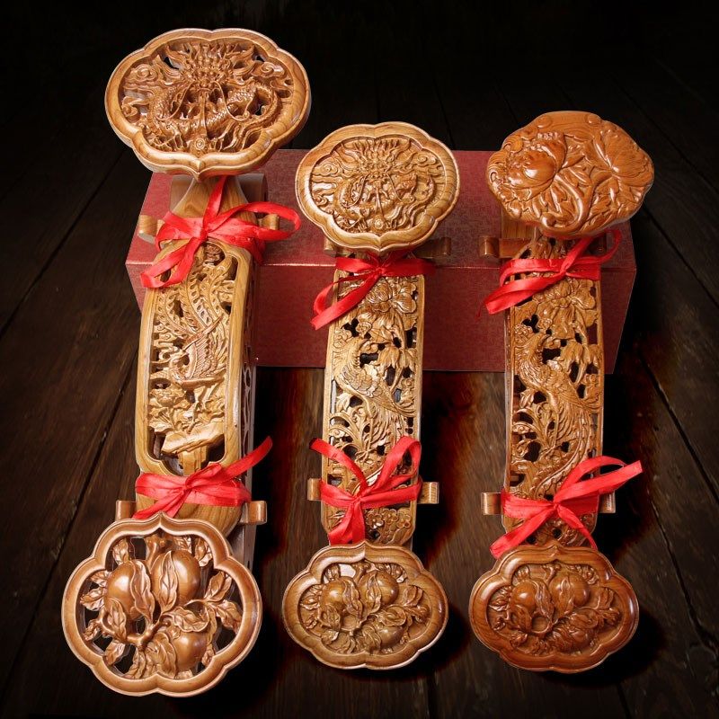 泰山福缘阁桃木如意摆件 家居乔迁商务礼品木雕工艺品饰品,家居饰品,木雕,淘宝优惠券,粉丝福利购,淘宝优惠卷