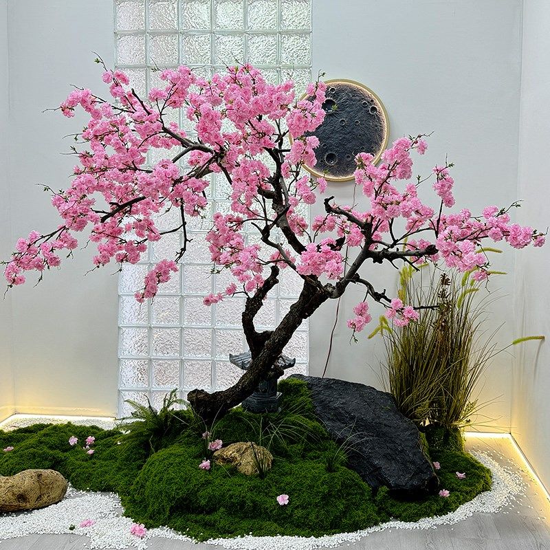 真树桃花树假树装饰室内室外许愿树商场摆设假花假桃树大型,鲜花速递/花卉仿真/绿植园艺,仿真花,淘宝优惠券,粉丝福利购,淘宝优惠卷