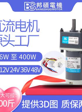 440-24VD直2流电机1V节打能旋转轴标直流电TAU机48V调速直流减速