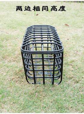 电车动三轮后置车篮改装加粗车筐IZF四储轮车后筐带盖篮子物大筐