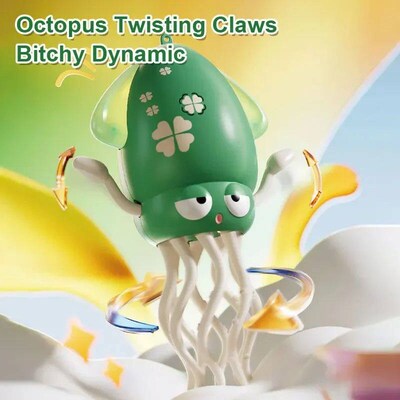 Dancing Octopus Toys Cartoon Electronic Crawling Pets Automa