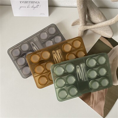 New 6 Pairs Large Contact Lens Storage Box Portable Travel