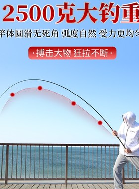 梦巴赫乌拉3.98号矶竿滑漂专用超轻超硬远投大导环矶钓竿海钓鱼杆