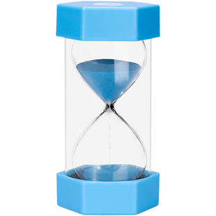 沙漏计时器10/20/30分钟半一小时儿童吃饭家居流沙瓶个性摆件