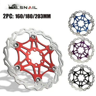 SNAIL Disc Brake Rotor M Bicycle Floating Rotor Heat Dissipa