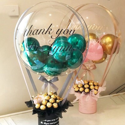 Internet Celebrity Flower Basket Hug Bucket Bobo Ball Flower