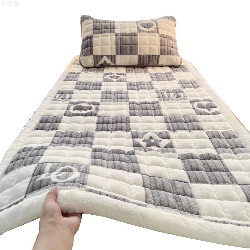 床垫软垫家用卧室学生宿舍单人90x190冬天加绒床盖褥子垫被,床上用品,床垫/床褥/床护垫/榻榻米床垫,淘宝优惠券,粉丝福利购,淘宝优惠卷