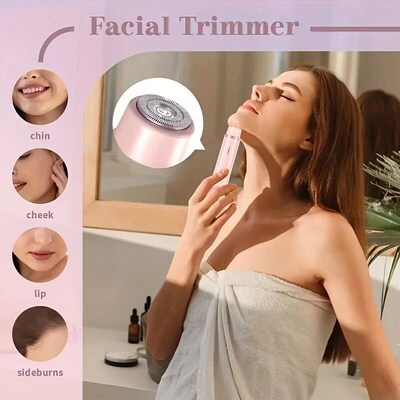 Hair Remover Womens Double Head Shaver Private Hair Trimmer