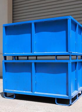 江浙沪金周转转箱或铁皮箱汽车零部件物LLA料重型4者属08金属周箱