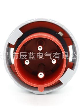 欧式快接电缆A接头公头63三相3四芯3P5+E80-77641VIP67个航空插头