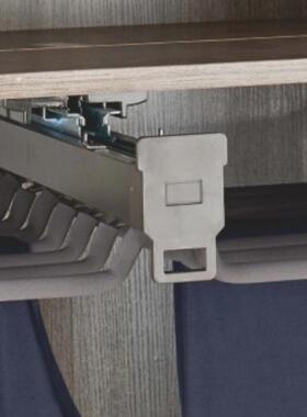 五衣柜配双排西25352裤架衣帽间推拉装挂衣架阻尼缓冲顶裤抽金件