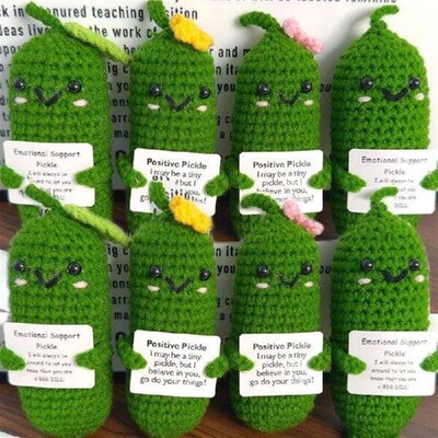 1/10pcs Handmade Emotional Cucumber itive Energy